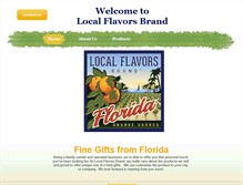 Tablet Screenshot of localflavorsbrand.com